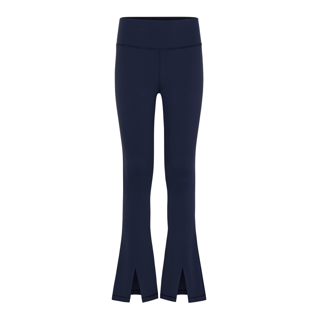 Split Flare Leggings Navy