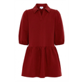 Sibley Sweatshirt Dress Red