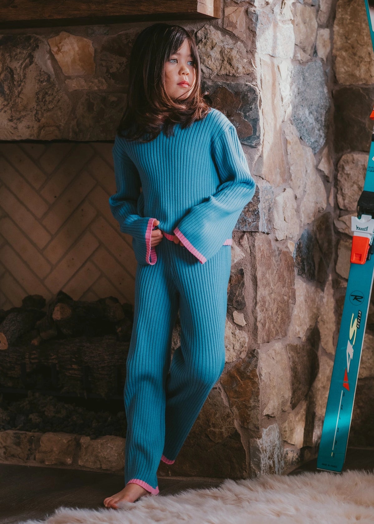 Daydreams Sweater Top - Blue Heaven