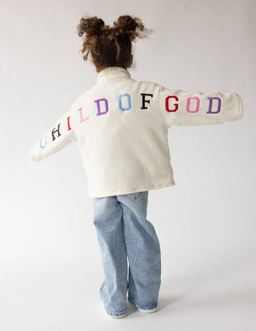 Child of God Fleece Kids Pullover by Elevated Faith