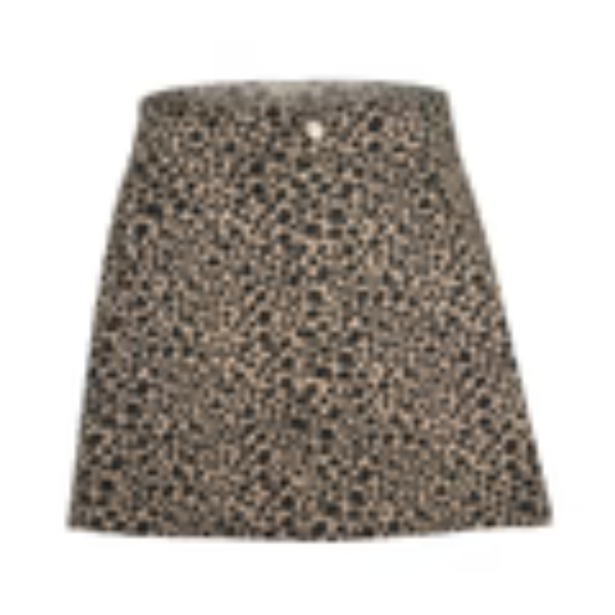 Tan Leopard Skirt