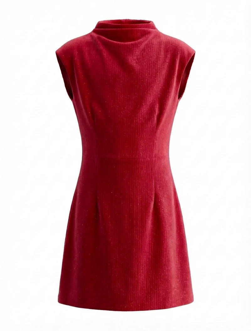 Red Velour Dress