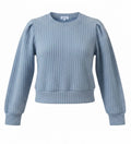 Textured French Blue Sweatshirt