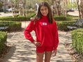 LS Terry Cloth Top - Red