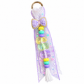 Bow & Lace Initial Bag Charm - Personalized