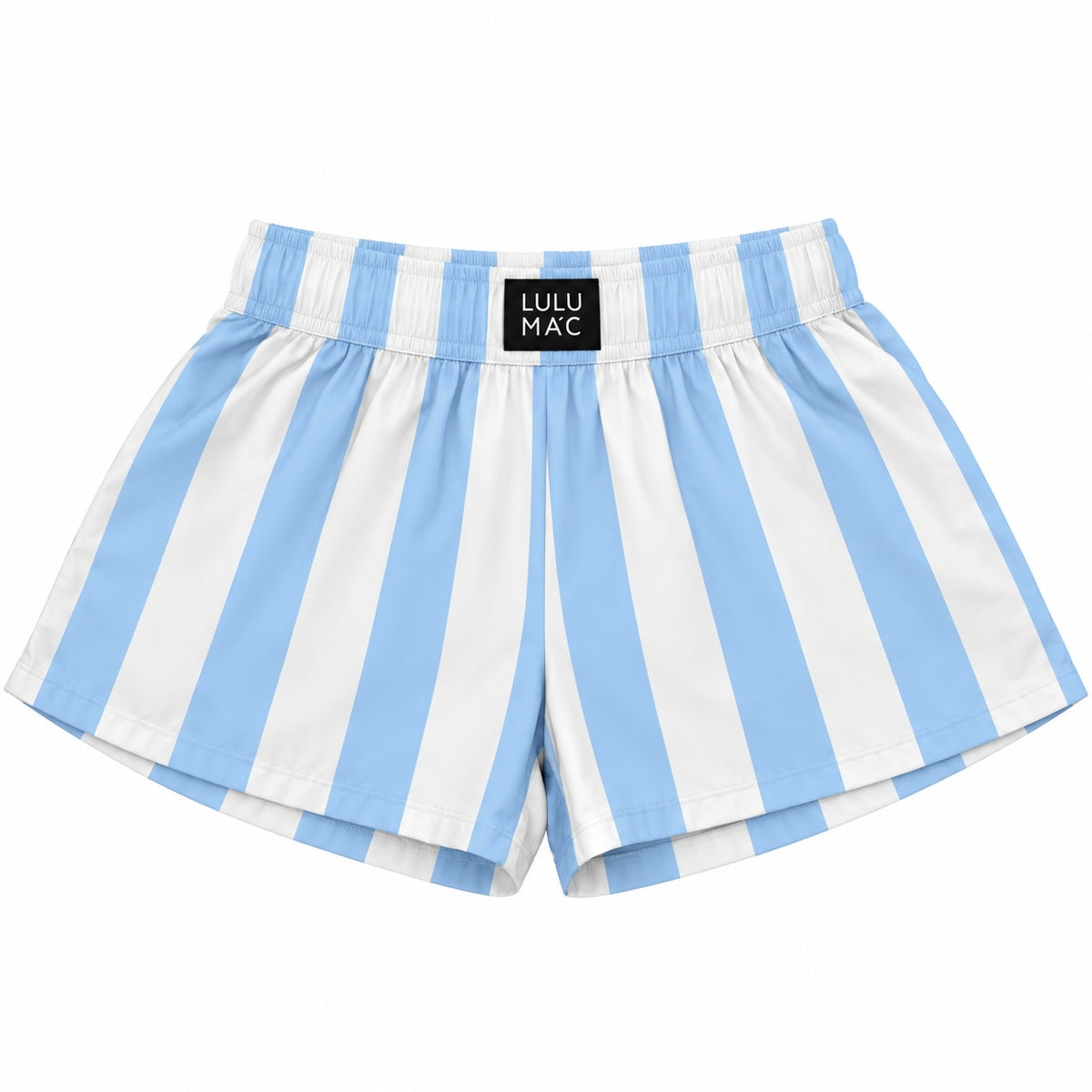 Darby Kids Shorts - Light Blue Stripe