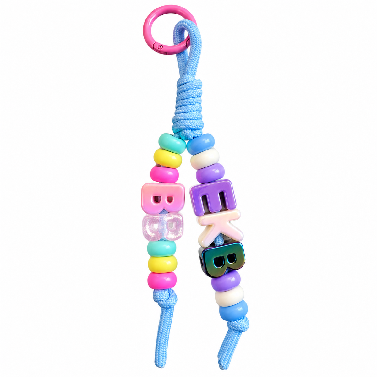 Double Initial Bag Charm - Personalized
