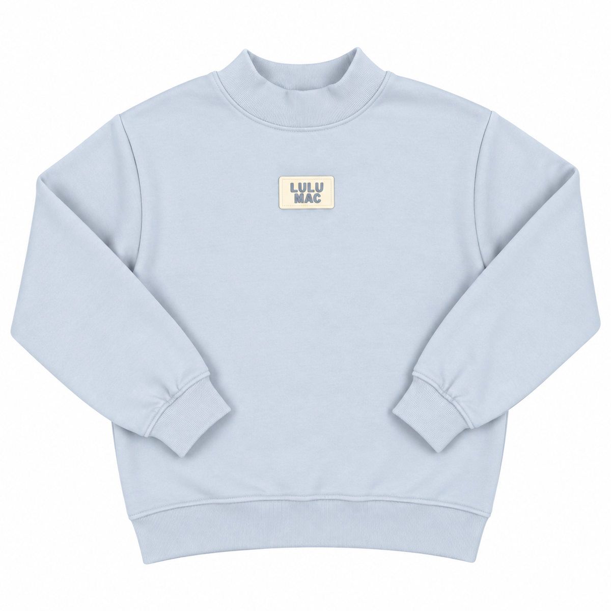 LS Terry Cloth Top - Light Blue