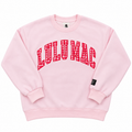 Lulu Mac Pink with Red Gingham Sweatshirt