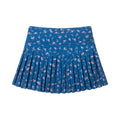 Pleated Athletic Skort | Navy Floral