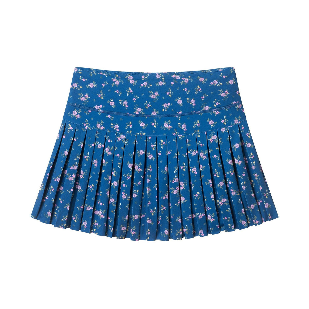 Pleated Athletic Skort | Navy Floral