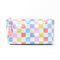 Striped Colorblock Large Cosmetic Bag Polyester Lined - Multicolor (Small)