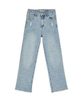 Rhinestone & Pearl Straight Leg Jeans