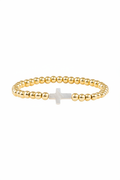 Gold Cross Bracelet