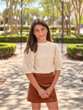 Honey Corduroy Skirt