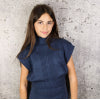 Midnight Navy Bow Sweater Top