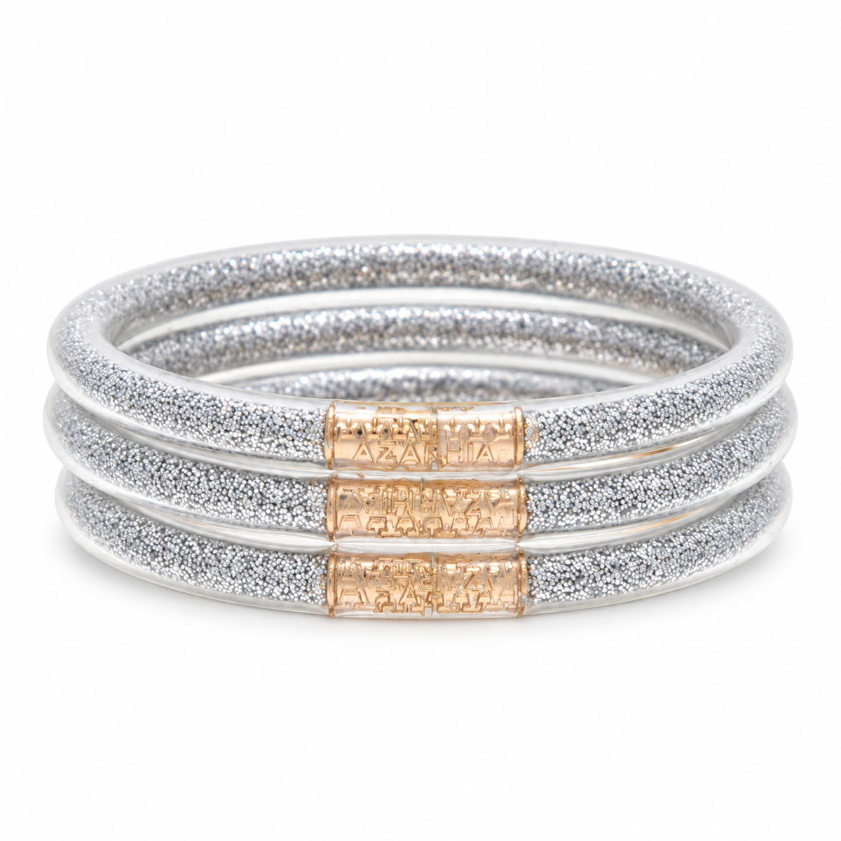 Metallic Silver Bracelets Waterproof